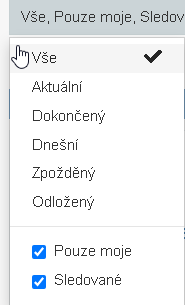 Mobilná verzia Kanban